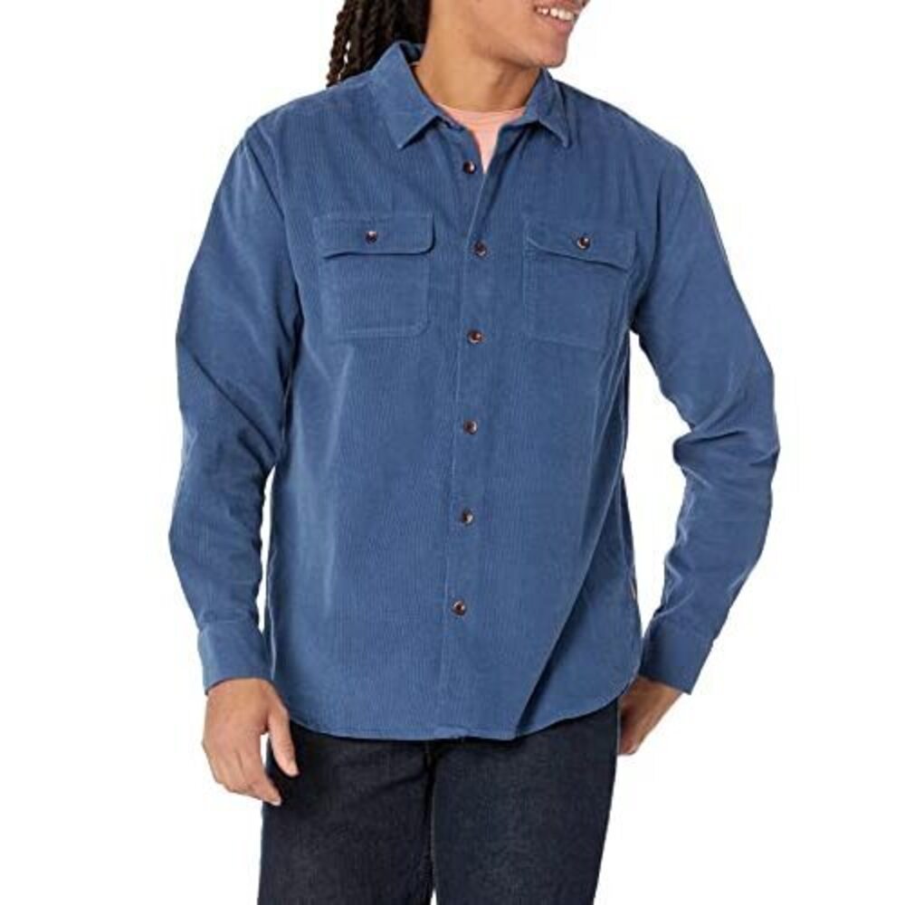 Quiksilver After Surf Cord Overshirt Ensign Blue SM
